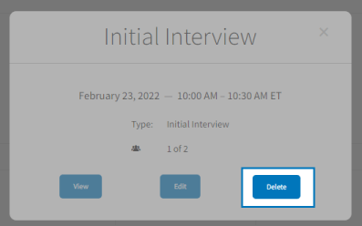 Interview canceled example
